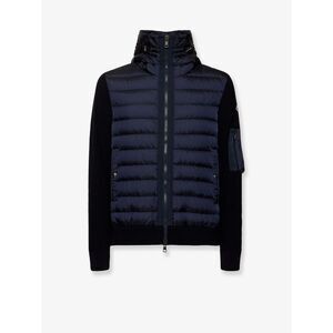 Moncler Men Woll Blend Cardigan With Padded Inserts